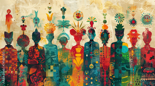 
Capturing the spirit of cultural diversity, an image depicts people from various backgrounds