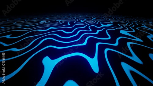  wave color background 4k