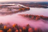 mist over the river