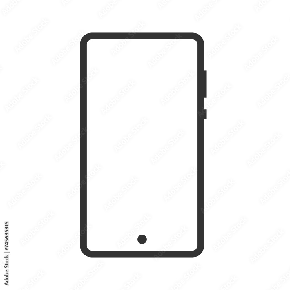 smart phone flat icon for websites