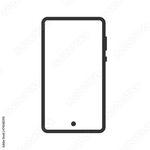 smart phone flat icon for websites