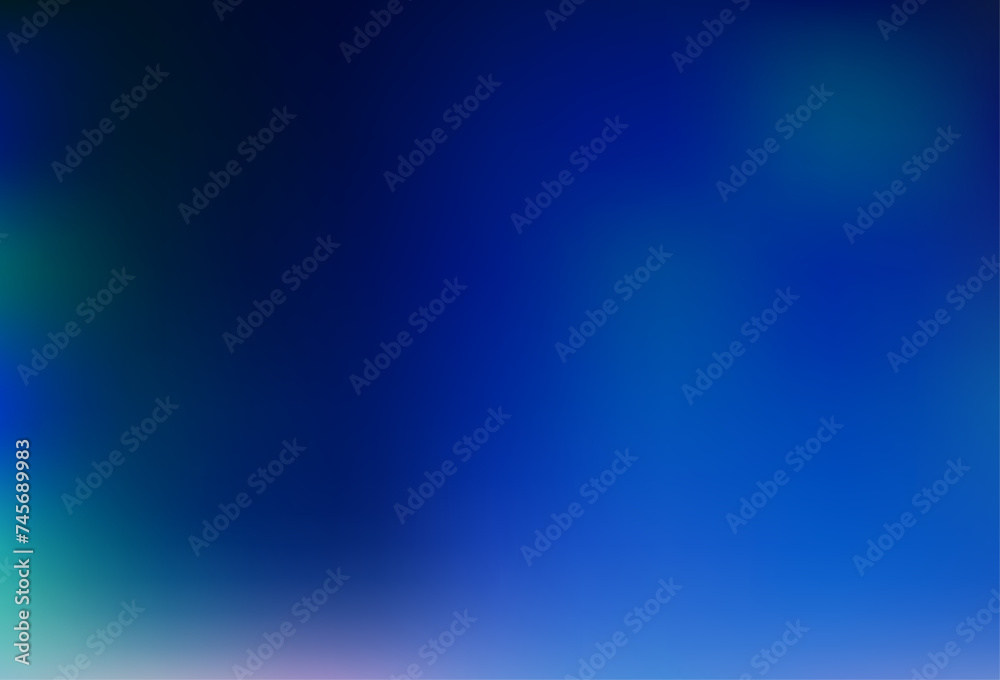 Fototapeta premium Light BLUE vector blurred shine abstract pattern.