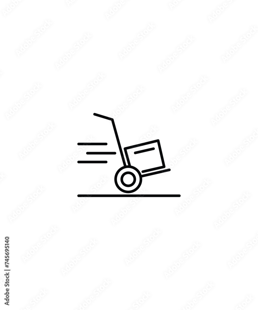 cart icon, vector best line icon. cart icon, vector best line icon.