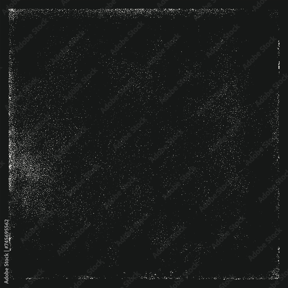 Square Overlay Gritty Grunge Vector Texture