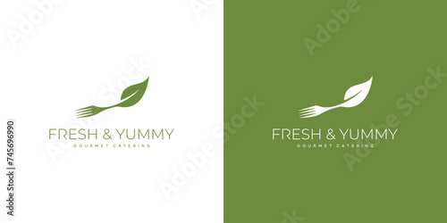  Unique and modern Fresh food logo design 3