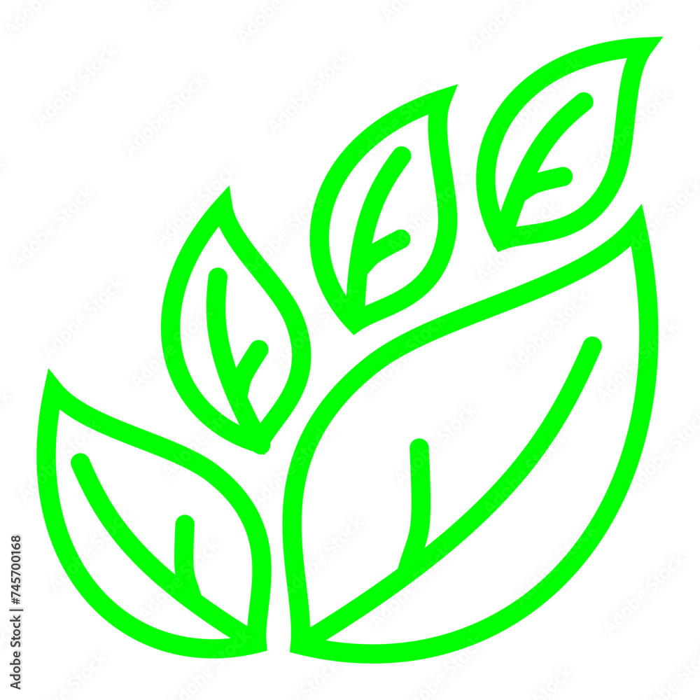 leaf icon isolated on white background, vector illustration leaf icon isolated on white background, vector illustration