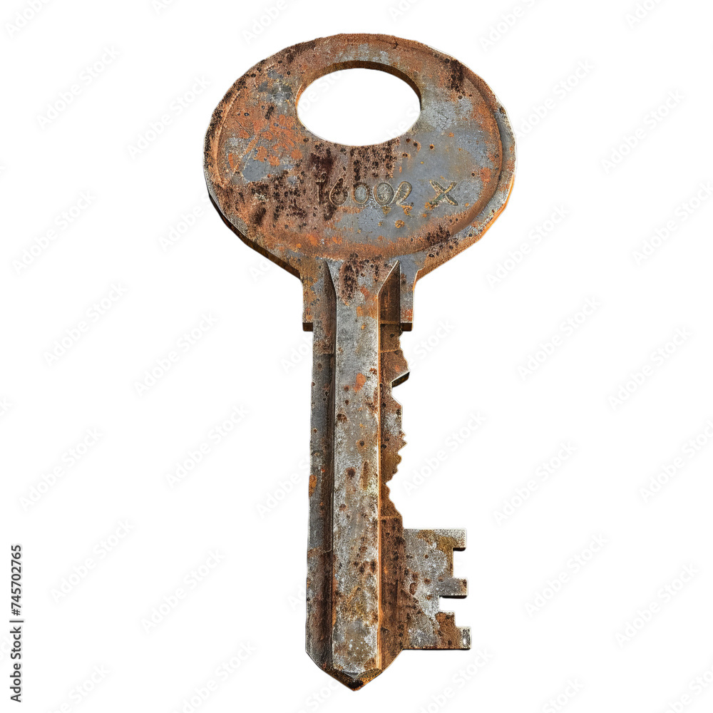 rusty key isolated on transparent background, png rusty key isolated on transparent background, png