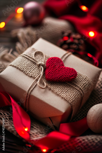 luxury gift with pastel rose, wrapped for Mother's Day, Valentine's, or anniversary celebrations, romantic aesthetic promotions, wedding packages gifts in magazine editorial studio look