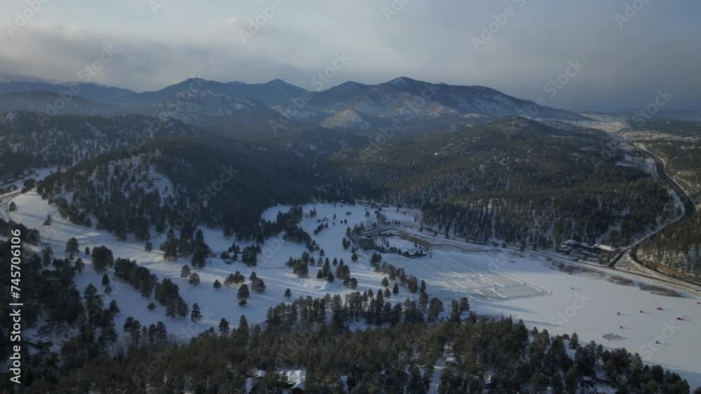 Ice skating skate hockey rink lake pond hockey winter Etown Evergreen