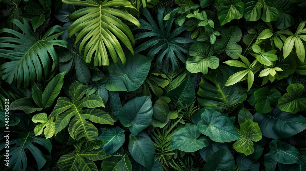 custom made wallpaper toronto digitalImmerse yourself in the lush beauty of nature leaves that grace a green tropical forest