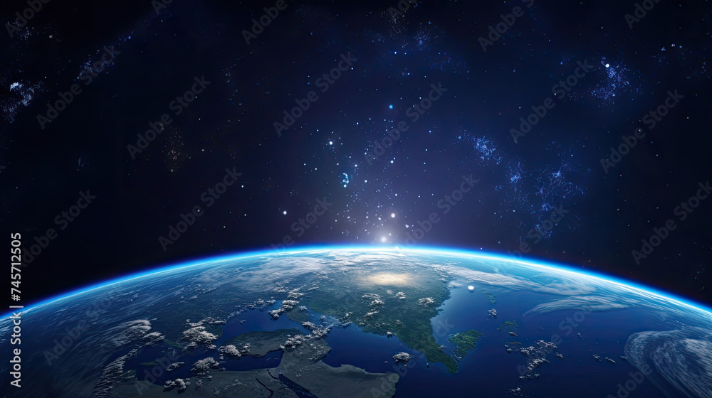 Fototapeta premium A View of the Earth From Space