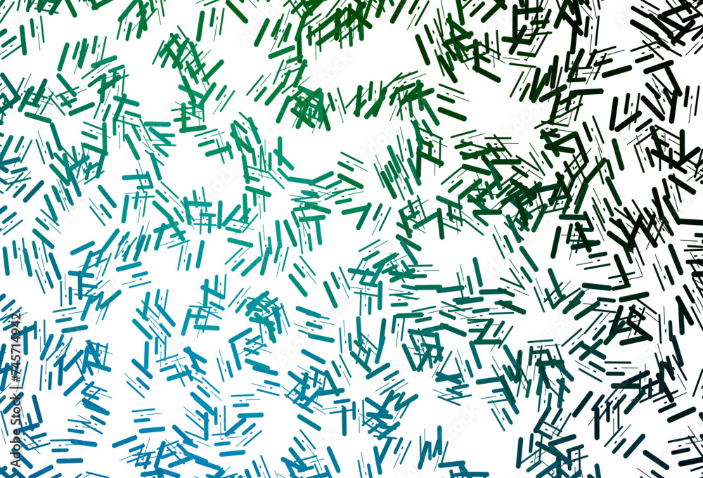 Dark blue, green vector pattern with narrow lines. Dark blue, green vector pattern with narrow lines.