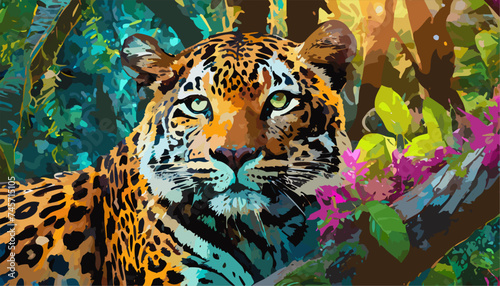 jaguar in the jungle