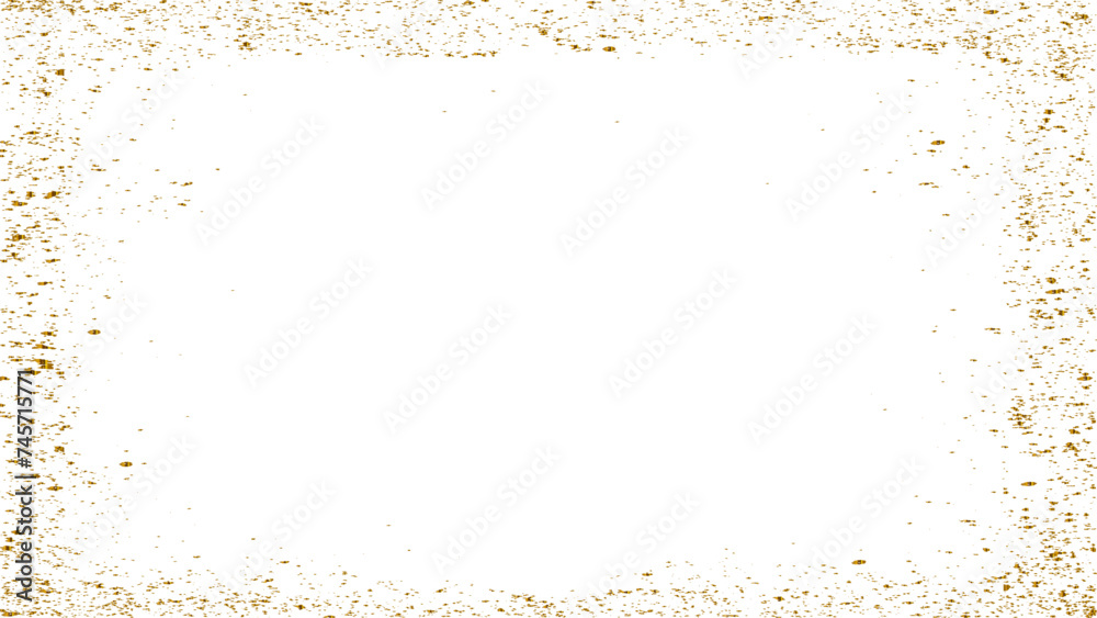 Obraz premium Golden grunge border frame