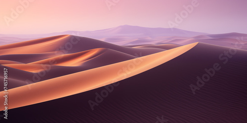 The Golden Sand Dunes and Sky  Explore the mesmerizing patterns of desert dunes as the sun bathes them in golden light
