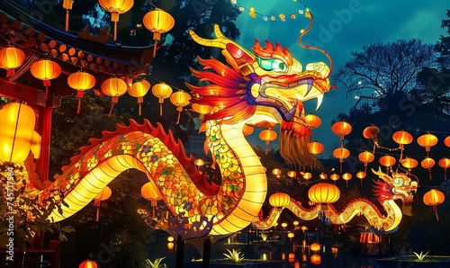 high quality background for chinese lantern festival