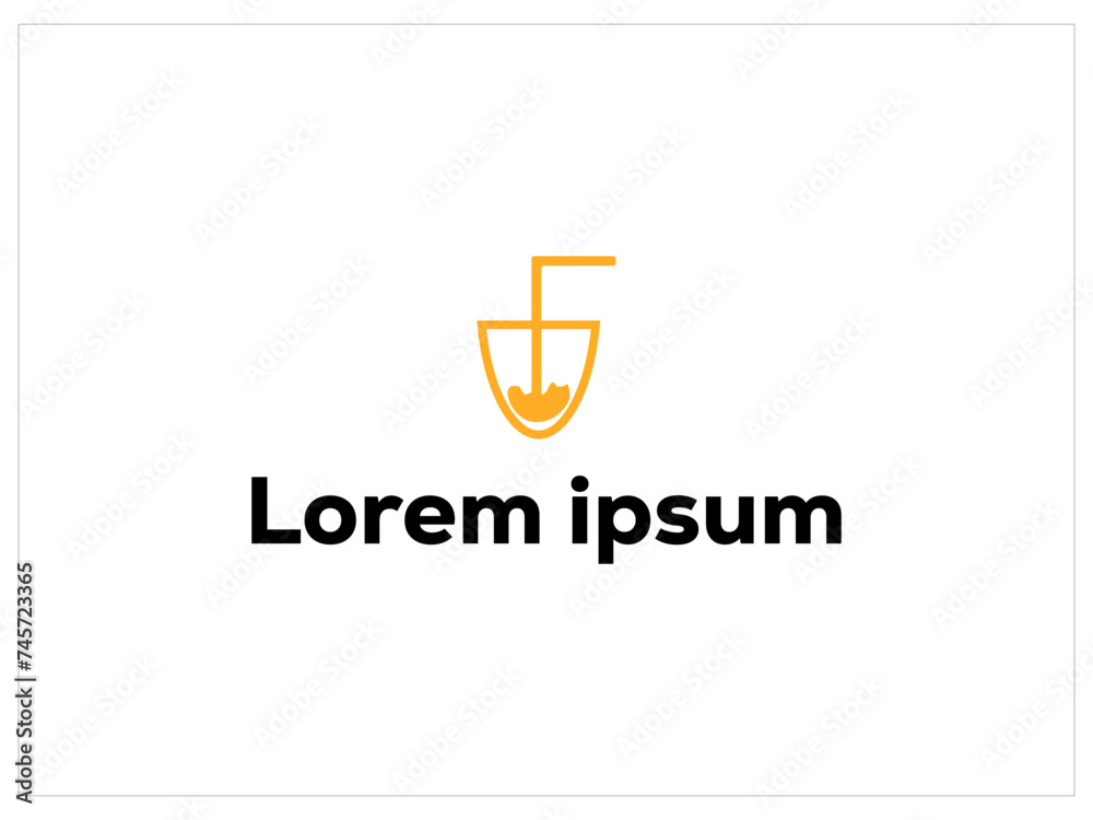 Drink logo design,drinking background vector