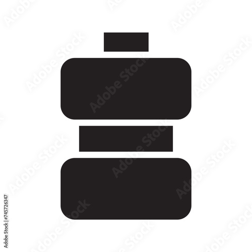 Bottle Care Mouthwash Glyph Icon