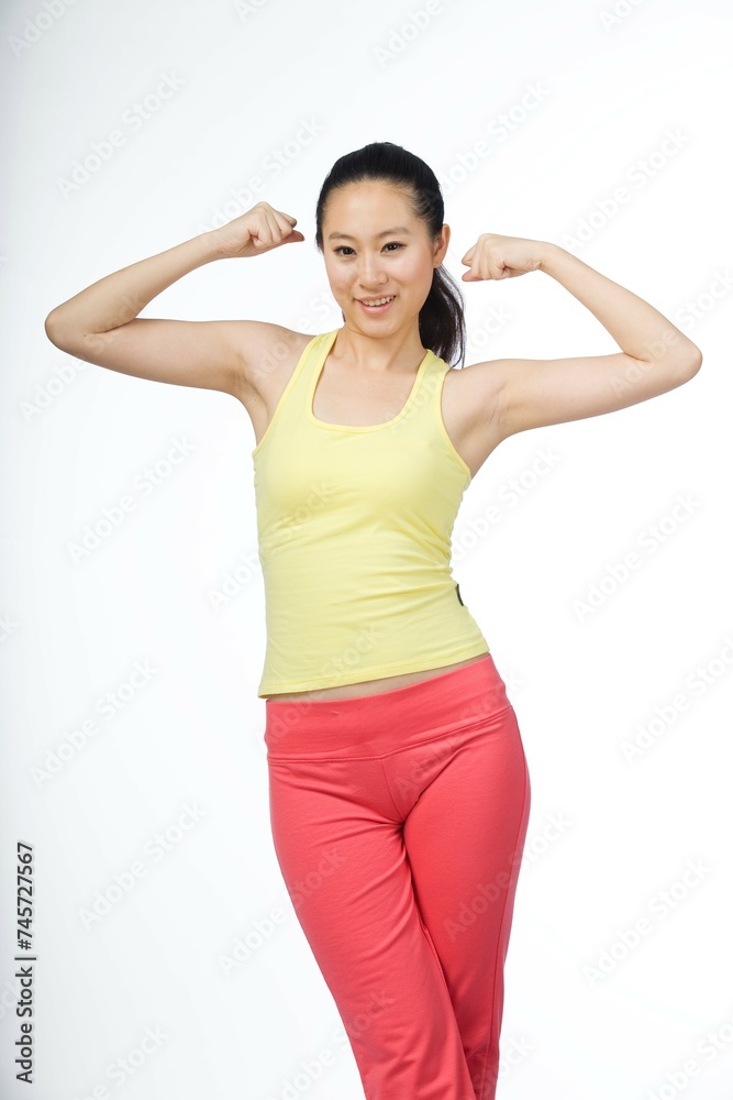 Woman in leisure time