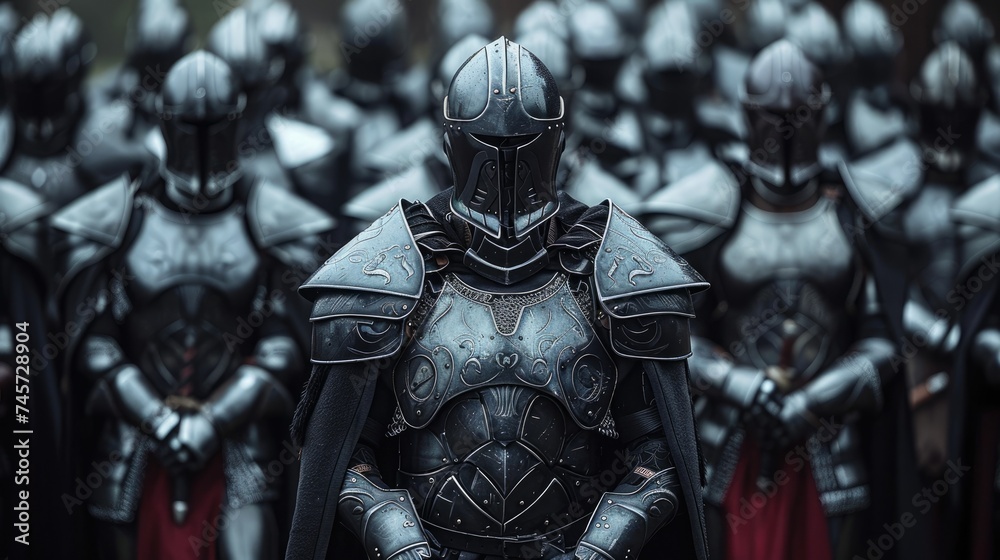 Knights of the Roman Empire reborn through 3D printing technology stand ready in armor that blends ancient designs with futuristic resilience Knights of the Roman Empire reborn through 3D printing technology stand ready in armor that blends ancient designs with futuristic resilience
