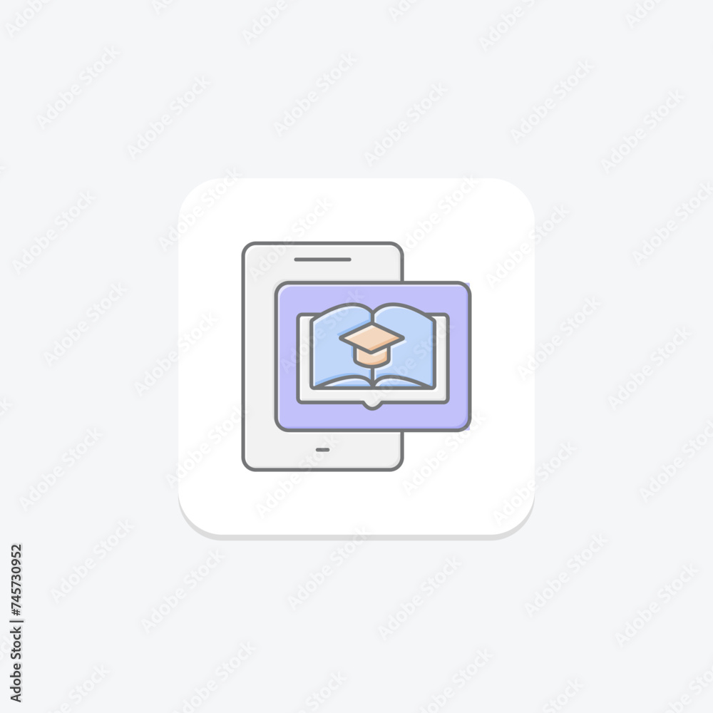 Interactive Learning icon, interactive education, interactive teaching, interactive technology, interactive tools lineal color icon, editable vector icon, pixel perfect, illustrator ai file Interactive Learning icon, interactive education, interactive teaching, interactive technology, interactive tools lineal color icon, editable vector icon, pixel perfect, illustrator ai file