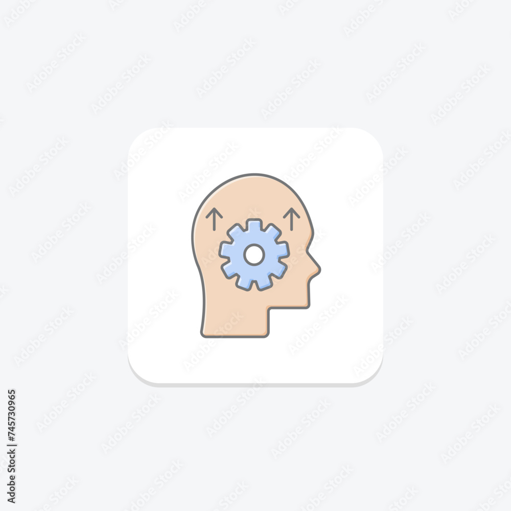 Skill Development icon, skills training, skills enhancement, skills acquisition, skills improvement lineal color icon, editable vector icon, pixel perfect, illustrator ai file Skill Development icon, skills training, skills enhancement, skills acquisition, skills improvement lineal color icon, editable vector icon, pixel perfect, illustrator ai file