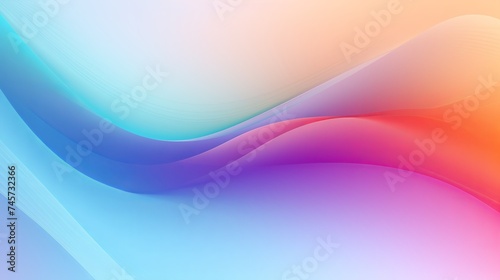 Blurred colored abstract background. Smooth transitions of iridescent colors. Colorful gradient. Rainbow backdrop