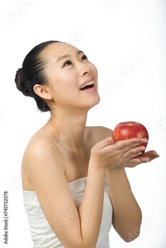 Woman in leisure time