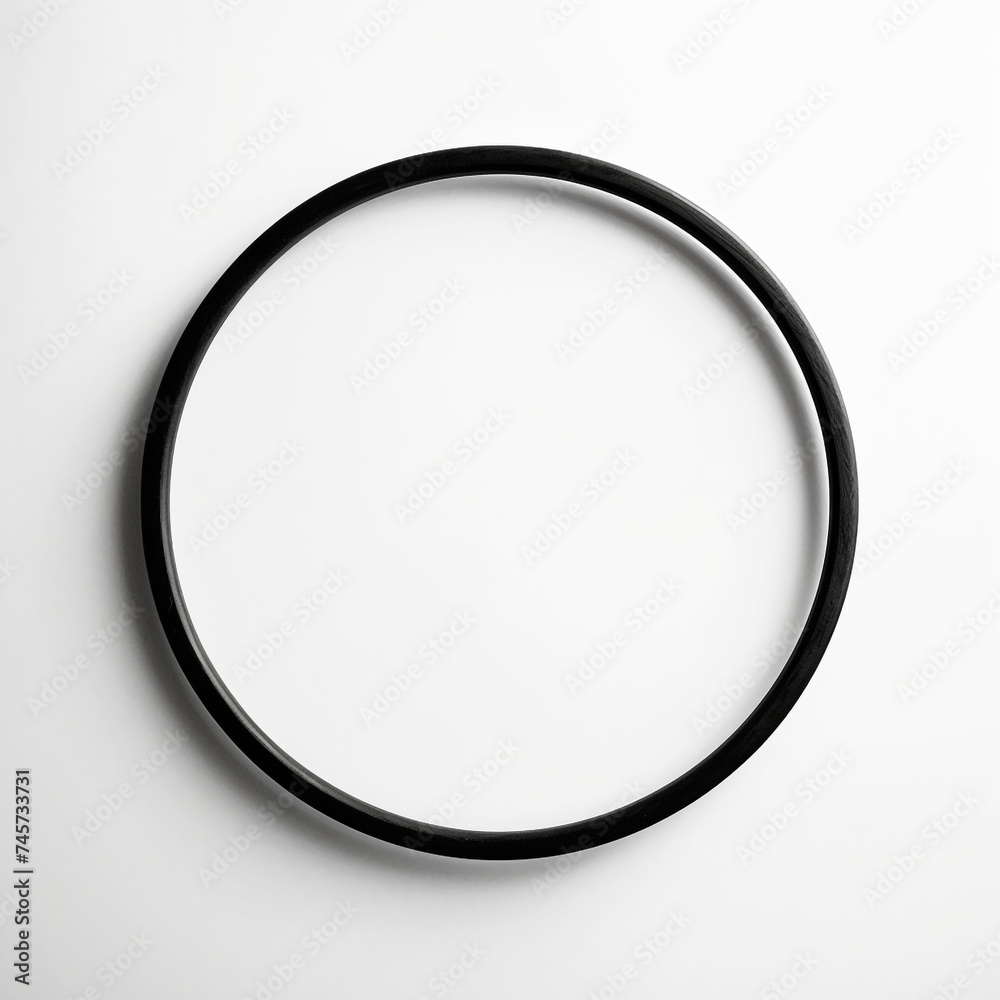 circle minimalist, white background сreated with Generative Ai circle minimalist, white background сreated with Generative Ai