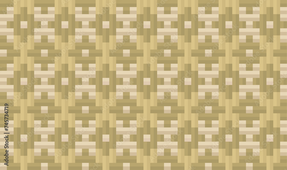 Fototapeta premium Seamless traditional woven pattern called Anyaman