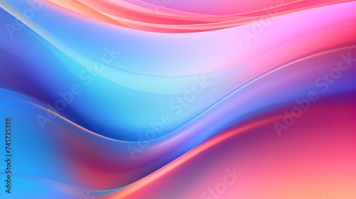 Holographic neon background ,Colorful psychedelic abstract. Pastel color waves for background © Elchin Abilov