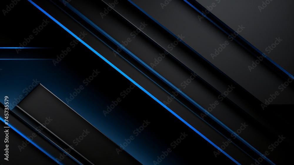 Modern black blue abstract background. Minimal. Color gradient. Dark. Web banner. Geometric shape. 3d effect. Lines stripes triangles. Design. Futuristic. Cut paper or metal effect. Luxury. Premium Modern black blue abstract background. Minimal. Color gradient. Dark. Web banner. Geometric shape. 3d effect. Lines stripes triangles. Design. Futuristic. Cut paper or metal effect. Luxury. Premium