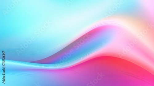 Rainbow Holographic neon blur background. Wallpaper hologram abstract gradient texture