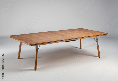 folding table isolated on a transparent background, 3d table