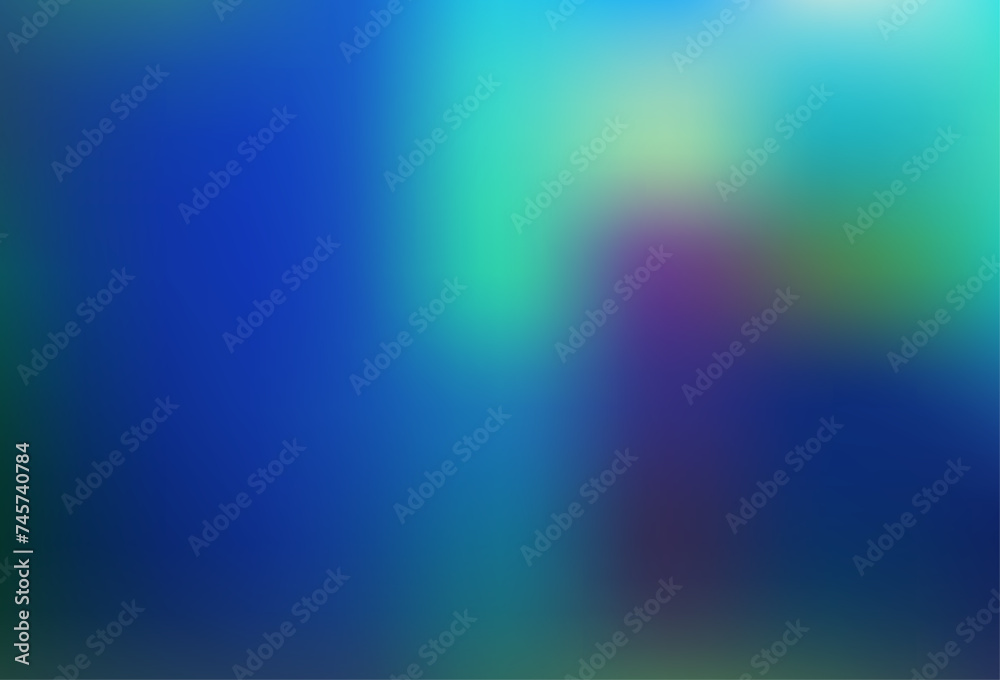 Light BLUE vector bokeh template.