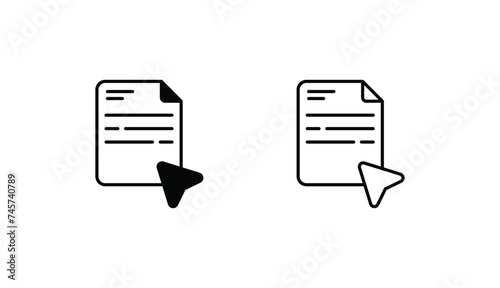 Select icon design with white background stock illustration