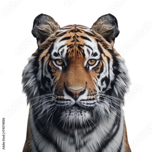 bengal tiger isolated on transparent background, png