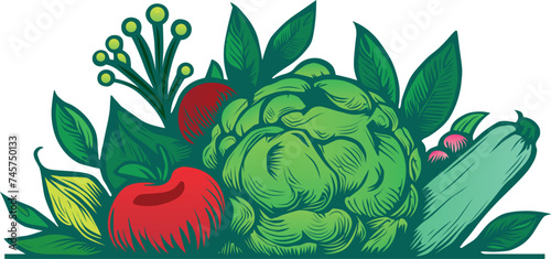 The natural vegetables for healthy eating