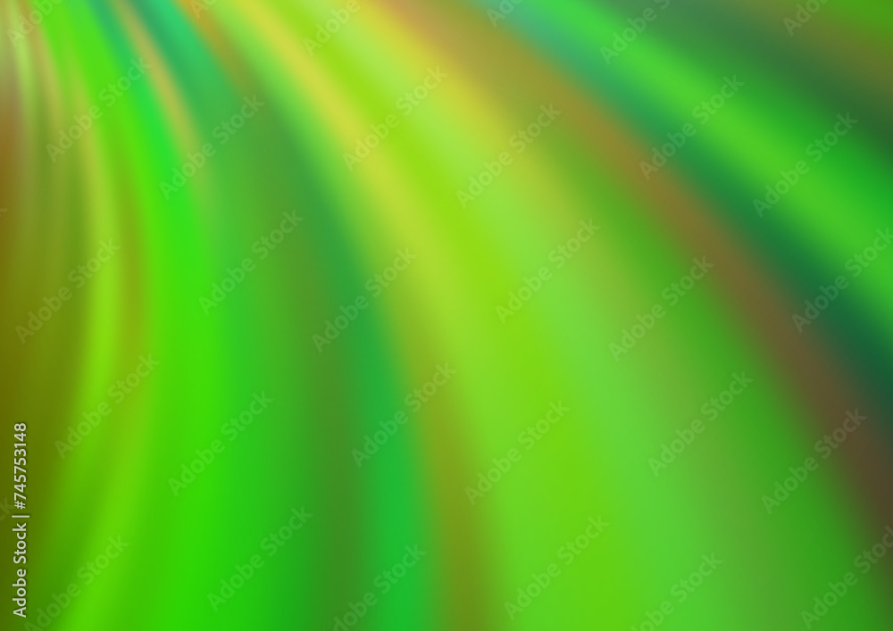 Light Green vector template with bubble shapes.