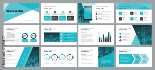 business presentation template design backgrounds and page layout design for brochure, book, magazine, annual report and company profile, with infographic elements graph design concept 
