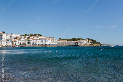 Fototapeta Naklejka Na Ścianę i Meble -  Landscape of the beautiful and picturesque town of Cadaques
