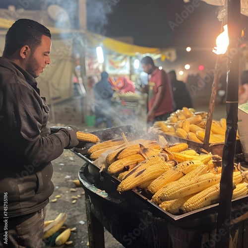 In a cyber Egypt elote vendors navigate racketeering and terrorism using food as a bridge between divided communities