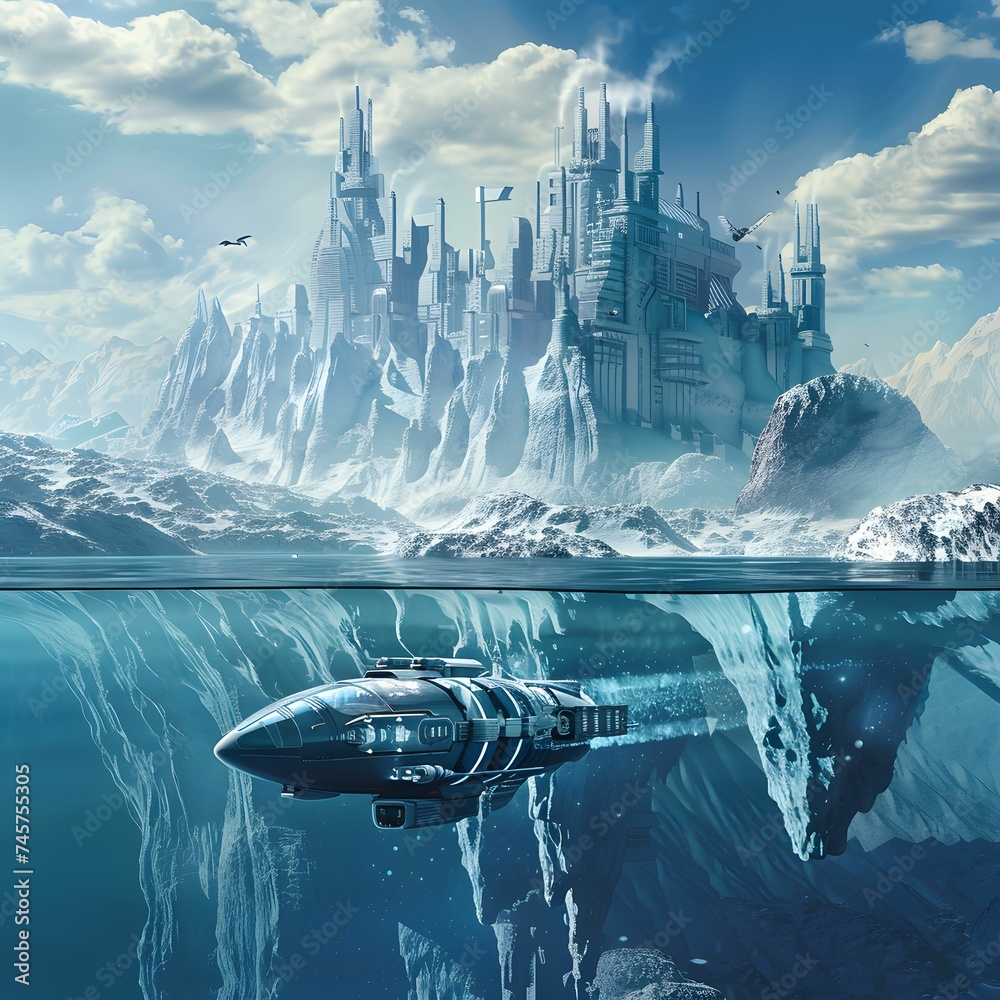 In a future where glaciers are melting alien cybernetics and oceanography merge to preserve Earths aquatic ecosystems