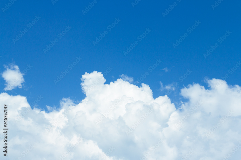 Blue sky background with tiny clouds. Nature abstract background for your design Blue sky background with tiny clouds. Nature abstract background for your design
