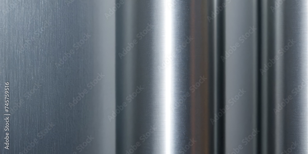 Fototapeta premium metal Brushed aluminum background or texture