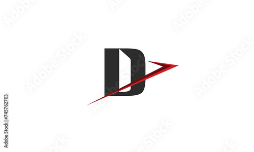 D black red swoosh letter logo vector design illustration. Creative template icon for company or business Free Download D black red swoosh letter logo vector design illustration. Creative template icon for company or business - GFXLoad