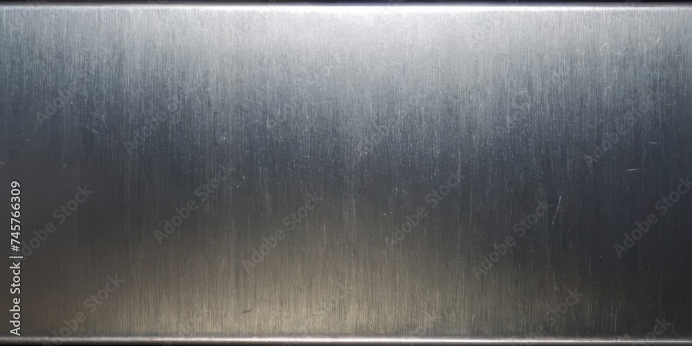 Fototapeta premium new silver Scratched metal background banner