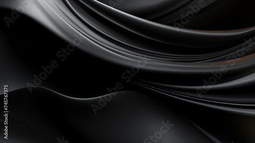 Abstract smooth black background-closeup texture black color