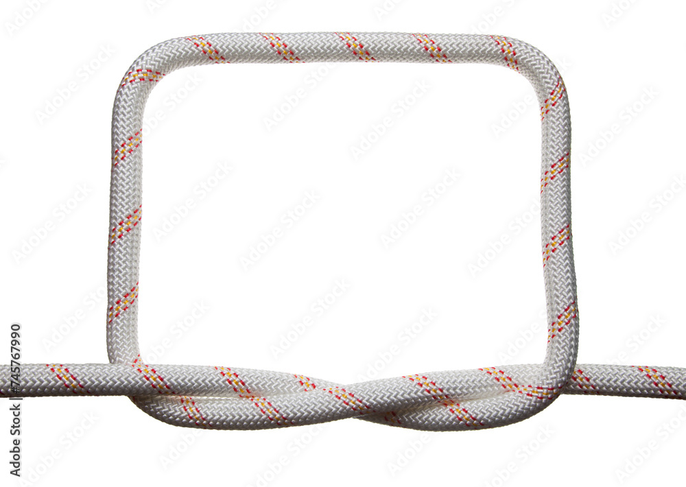 Square frame of rope bond