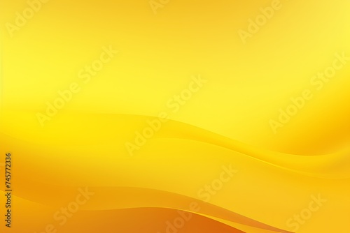 Yellow gradient background with waves.